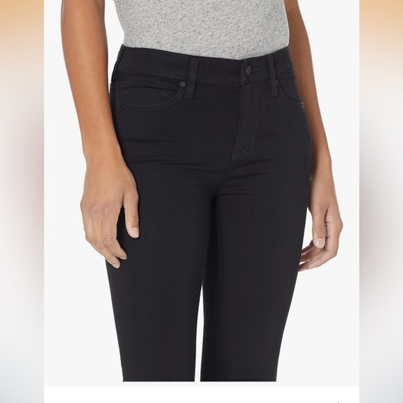 NWT Liverpool Abby Skinny Jeans in Black Rinse -Size 14 Black - Picture 2 of 11